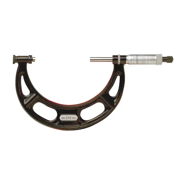 Order Now STARRETT 224ARLZ 2" - 6" Range, .001" Graduation, Ratchet Stop Thimble Interchangeable Anvil Outside Micrometer