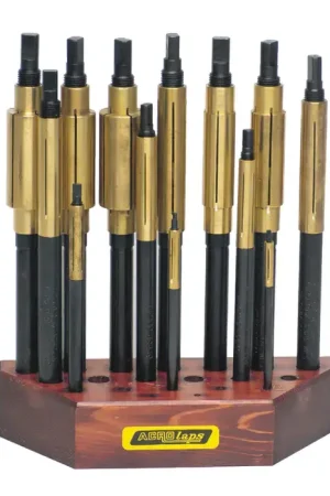 ACRO BAR-13 3/16", 1/4", 5/16", 3/8", 7/16", 1/2", 9/16", 5/8", 11/16", 3/4", 7/8", 15/16", 1" Size 13 PC Barrel Lap Set Lapping Tool Authentic