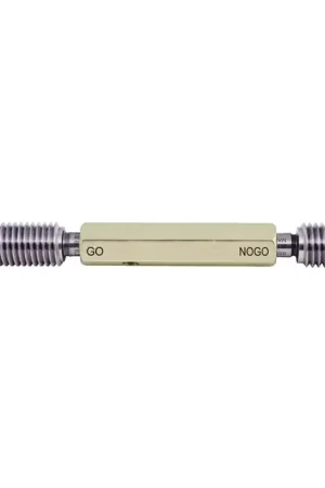 ASIMETO 695-21-2 Thread Plug Gage With Handle Type, Go/No Go Style, 2B Class Threaded Plug Gage Best Choice
