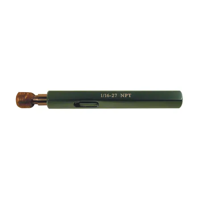 Order Now VERMONT GAGE 401108520 NPT Pipe Thread Plug Gage With Handle Type, NPT Style, X Class Threaded Plug Gage