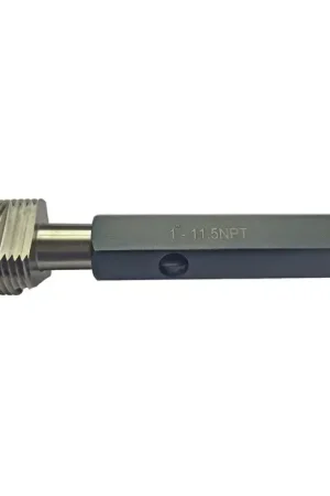 ASIMETO 690-41-1 NPT Pipe Thread Plug Gage With Handle Type, NPT Style, X Class Threaded Plug Gage Holiday Sale