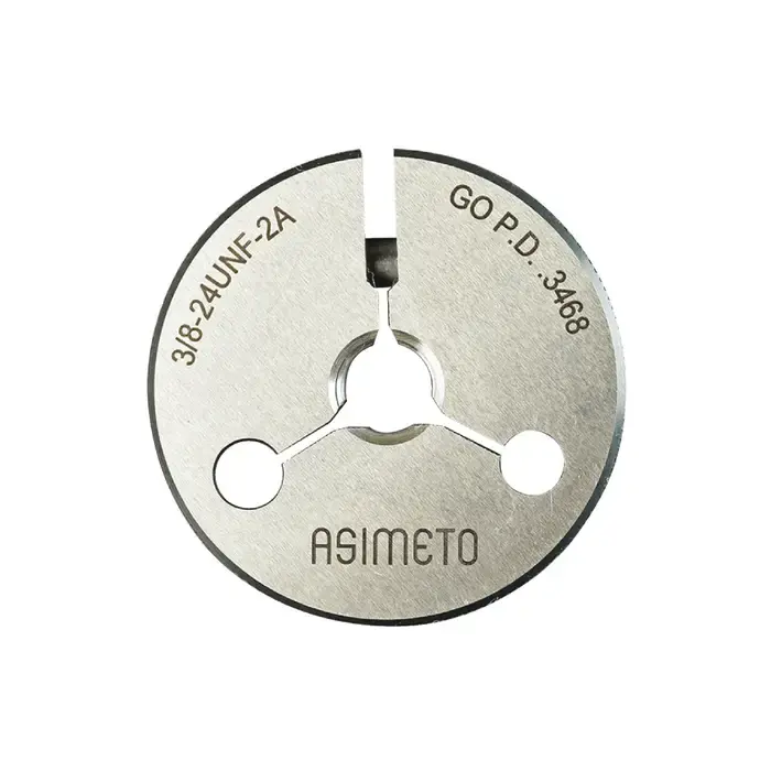 ASIMETO 1/4" Size, 20 Pitch, 2A Class, Go/No Go Style, UNC Thread Type Threaded Ring Gage New Arrival