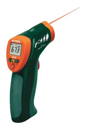 Fast Shipping EXTECH IR400 Gun-Style IR Thermometer With Laser Type, Up to 630°F (332°C) Range, 0.1°F/°C Resolution Thermometer