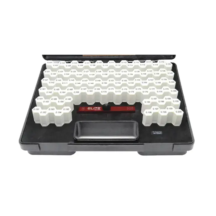ELITE PRECISION E011MPG .011" thru .100" Range, Minus Tolerance Type, ZZ Class, 90 Piece Pin Gage Set New Release
