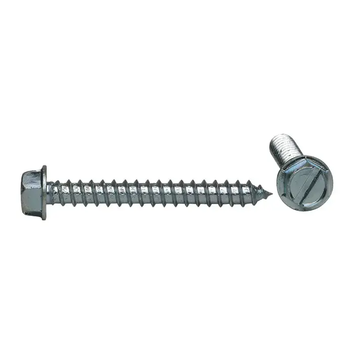 TTC FNA04024 14 Size, 3/4" Length Under Head, Slotted Drive, Slotted Hex Head Sheet Metal Screw Latest