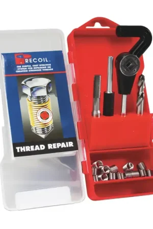 Free Returns RECOIL 34180 5 Inserts, 1-1/8"-12 National Fine 1.5 x D Insert Length STI Thread Repair Set