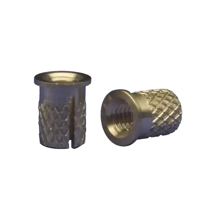 Professional Grade EZ LOK 260-332-BR 10-32 Internal, Brass-Flanged Press Insert External, .375" Insert Length Thread Repair Insert