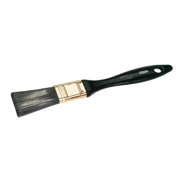 OSBORN 72025 1" Width, 2-1/4" Bristle Length, Black Polyester Bristle Material Paint Brush Popular