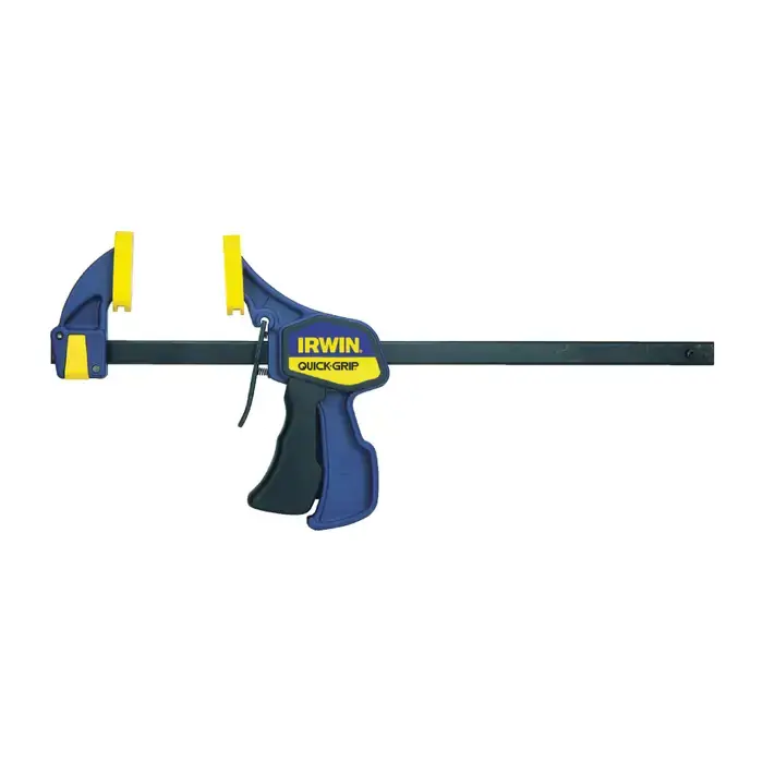 Place Order QUICK-GRIP 1964718 Pistol Grip Handle Style, 12" Jaw Opening, 300 lbs. Clamping Force Bar (L) Clamp