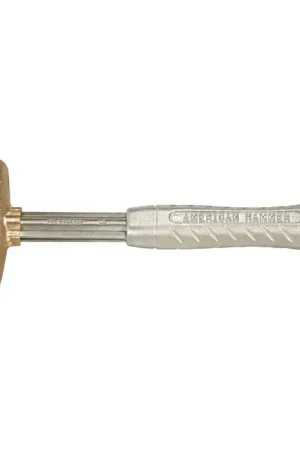 Affordable AMERICAN HAMMER AM3BZAG 1-3/4" Face Diameter, 3 lbs. Head Weight, 12" Overall Length Bronze Hammer