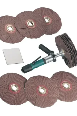 Order Now DYNABRADE 52061 0.4 Horsepower, 8" Diameter Belt Size, 950 RPM Speed Pneumatic Belt Sander