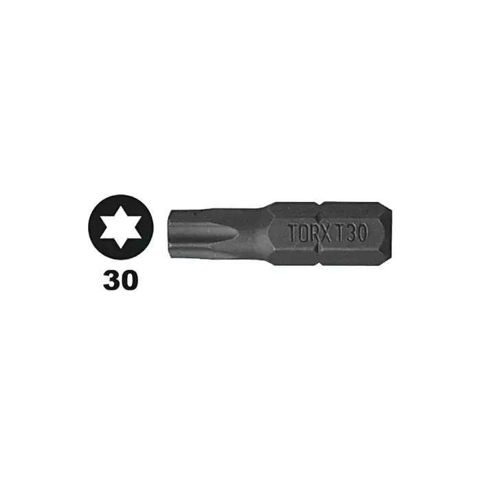 Limited Time MEGAPRO T(1)30 1/4" Driver Size, T30 Size, 2" Overall Length Torx Bit