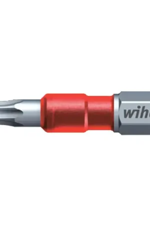 WIHA 76516 1/4" Driver Size, T30 Size, 1-1/8" Overall Length Torx Bit Limited Offer