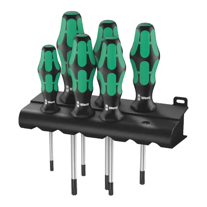 Certified WERA 05028062001 Torx Tip Type, 6 No. of Pieces in Set Screwdriver Style Set