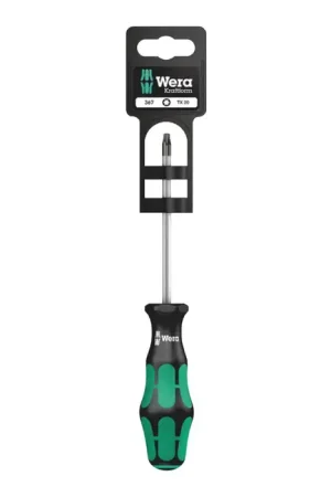 Brand New WERA 05100063001 25 Tip Size, 4" Blade Length, 10.24" Overall Length Torx Screwdriver