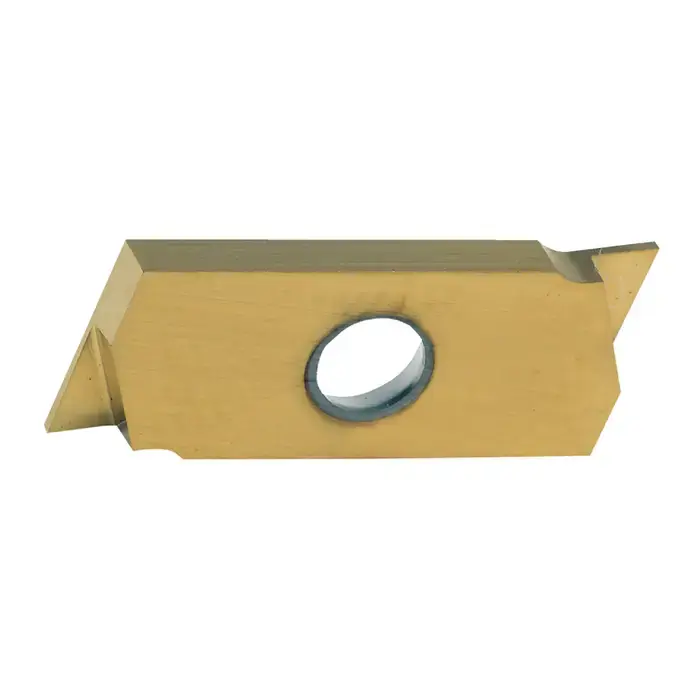 High Quality NIKCOLE - GIE-7-SG-1.3R C6-PV, Indexable Carbide On-Edge Grooving Insert, 0.051" Cutting Width, Right Hand