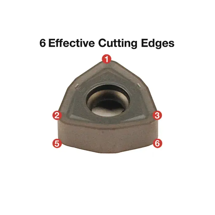 KORLOY 1-02-036425 - WNMX09T316ZNN-MR PC5300, 80° Trigon, Indexable Carbide Milling Insert Cheap