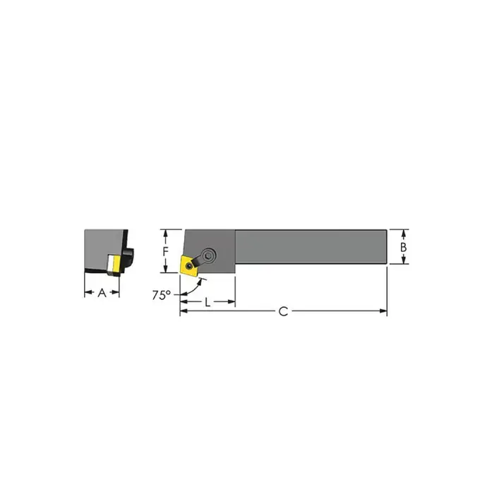 Today Only ULTRA-DEX MCRNL 20-5D - MCRNL20-5D, 1.25" External Multi-Clamp Holder - Type M for CNMG54_ Inserts, Left Hand