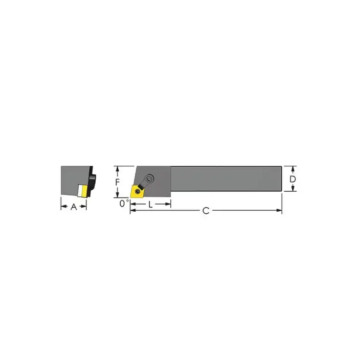 ULTRA-DEX MCGNL 16-5D - MCGNL16-5D, 1.0" External Multi-Clamp Holder - Type M for CNMG54_ Inserts, Left Hand Special Discount