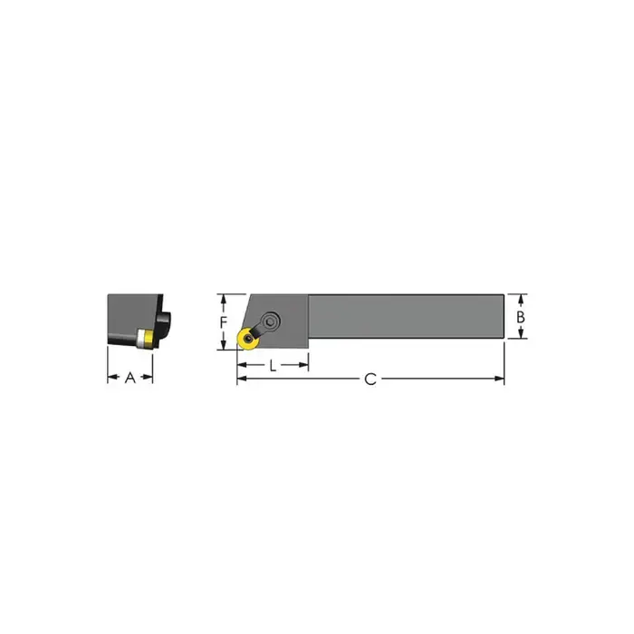 Limited Offer ULTRA-DEX MRGNL 16-5D - MRGNL16-5D, 1.0" External Multi-Clamp Holder - Type M for RNMG54 Inserts, Left Hand