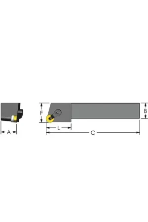 ULTRA-DEX MRGNL 16-6D - MRGNL16-6D, 1.0" External Multi-Clamp Holder - Type M for RNMG64 Inserts, Left Hand Fresh Stock