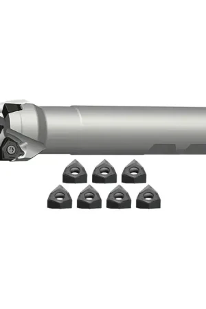 ZCC-CT KIT2-FMP12-03-01 - 1.500" - 90 Degree Indexable End Mill Set With Inserts (Single), Right Hand Order Now