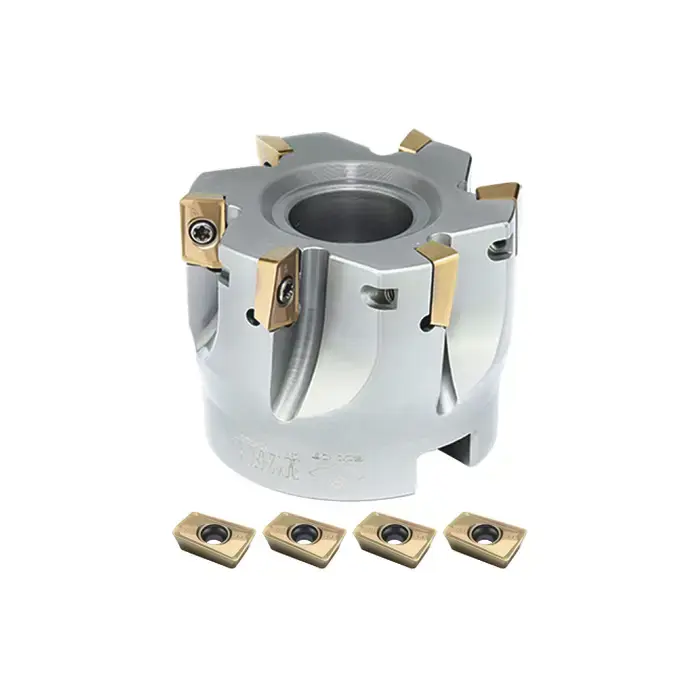 Today Only ZCC-CT KIT1-EMP02-03-02 - 3.000" - 90 Degree Square Shouldering Indexable Face Mill Set with Inserts, Right Hand