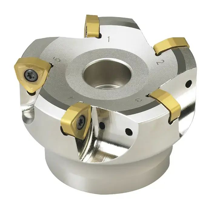 Express Delivery KORLOY 1-06-037883 - HRMDCA16500HR-7, 5.000" Hi-Feed Indexable Face Mill for WNMX160720 Inserts, Right Hand