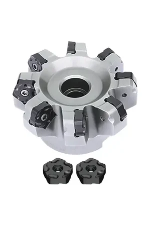 ZCC-CT - 2.000" - 67 Degree Indexable Face Mill Set with Inserts, Right Hand Secure Checkout