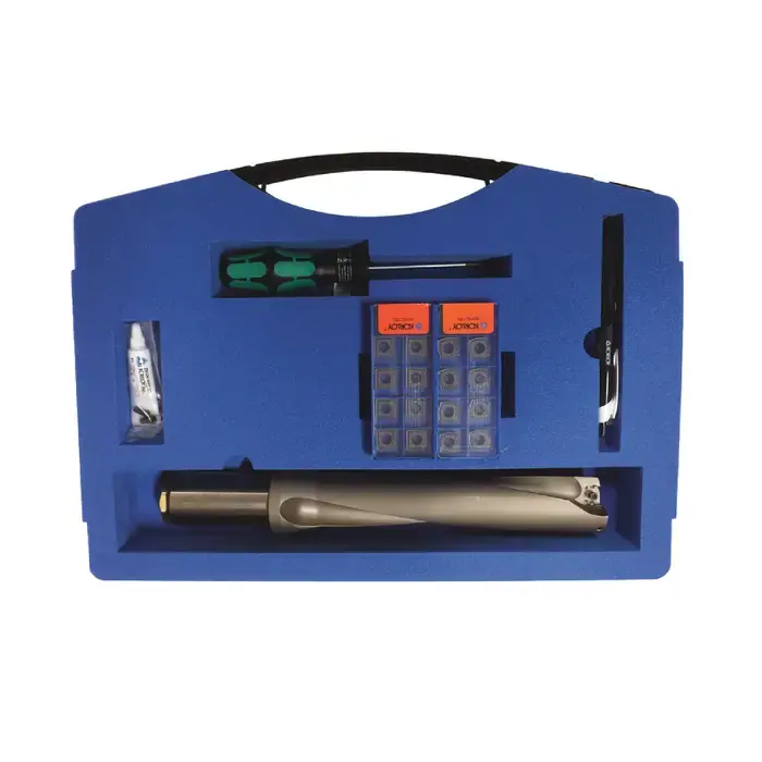New Arrival KORLOY 1-06-061207 - KING DRILL Multi-Point Holder Set with Inserts, 3XD Drill Length Ratio