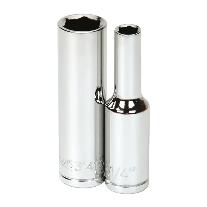 Hot Deal WILLIAMS 31308 3/8" Drive Size, 6 No. of Points, 1/4" Size Impact Socket