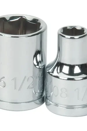 Crafted WILLIAMS 31112 3/8" Drive Size, 6 No. of Points, 3/8" Size Impact Socket