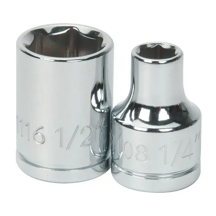 Crafted WILLIAMS 31112 3/8" Drive Size, 6 No. of Points, 3/8" Size Impact Socket