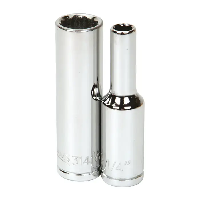 WILLIAMS 31426 3/8" Drive Size, 12 No. of Points, 13/16" Size Impact Socket Free Returns