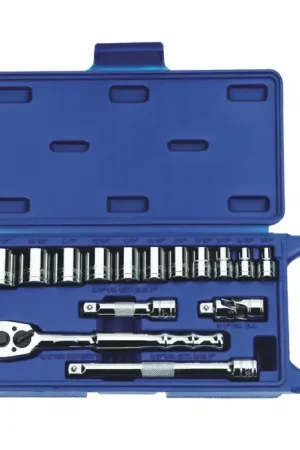 WILLIAMS 50673 3/8" Drive Size, 12 No. of Points, Standard Socket Type Combination Socket Set Discount