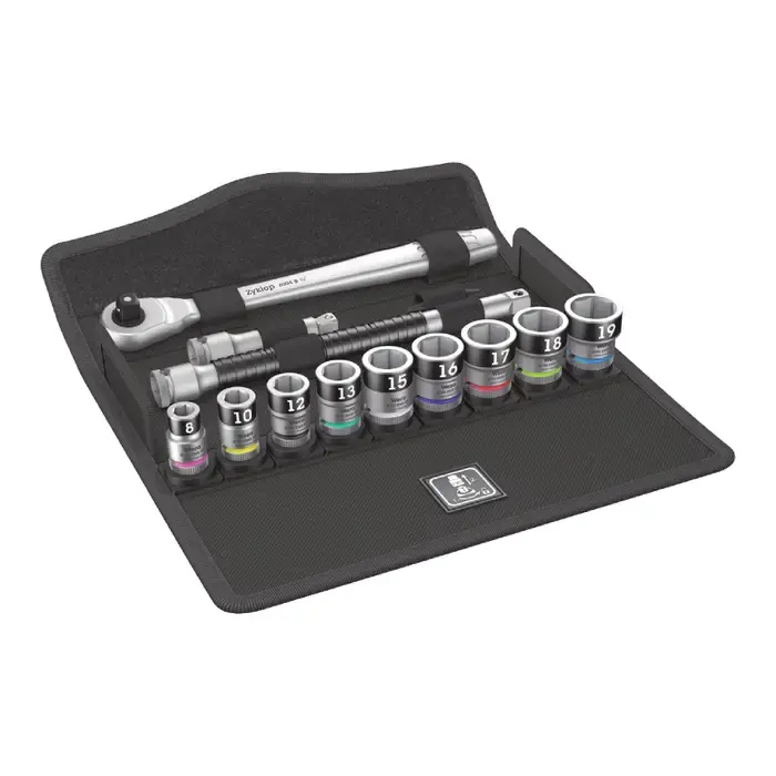 WERA 05003785001 3/8" Drive Size, 6 No. of Points, Standard Socket Type Combination Socket Set Trending