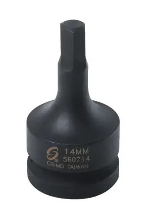 Genuine SUNEX 560714 1" Drive Size, 14mm Hex Size, Impact Style Hex Bit Socket