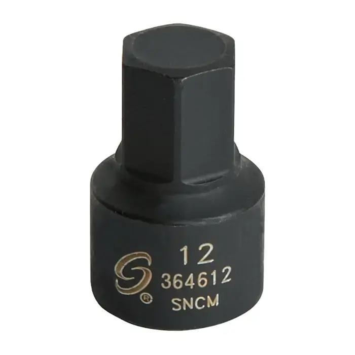 Don't Miss Out SUNEX 364612 3/8" Drive Size, 12mm Hex Size, Stubby Impact Style Hex Bit Socket