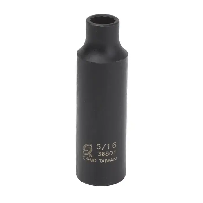 SUNEX 317MZ 3/8" Drive Size, 12 No. of Points, Standard Socket Type Impact Socket Popular