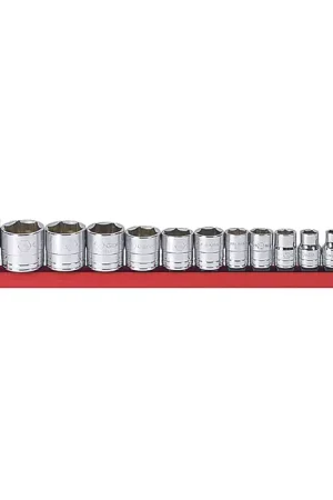 GEARWRENCH 80553 3/8" Drive Size, 6 No. of Points, 13 No. of Pieces in Set Socket Set Hot Picks