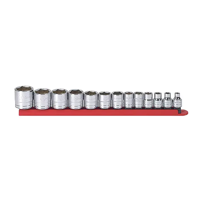 GEARWRENCH 80553 3/8" Drive Size, 6 No. of Points, 13 No. of Pieces in Set Socket Set Hot Picks