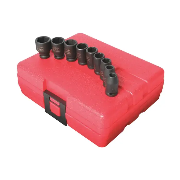 SUNEX 1822 1/4" Drive Size, 6 No. of Points, 12 No. of Pieces in Set Socket Set Budget