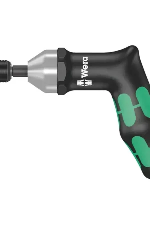 Clearance WERA 05074721001 25 in./lbs. - 55 in./lbs. Torque Range, 1/4" Driver Bit Size, Pistol Grip Pre-Set Adjustable Torque Screwdriver With Rapidaptor Quick-Release Chuck Type Torque Screwdriver