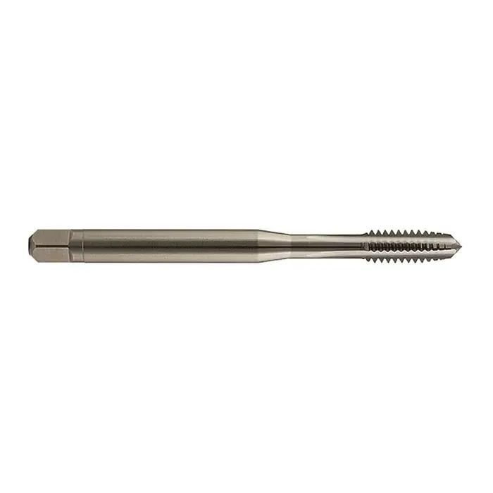 YMW 39mm-1.00mm Size, D5 Thread Limit, Bottoming Chamfer, 4 Flute, Bright Vanadium High Speed Steel, Right Hand Cut Straight Flute Hand Tap Fan Favorite