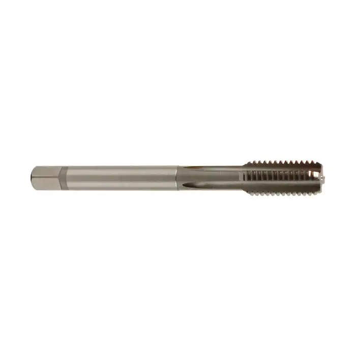 YMW 7/16"-14 Size, H4 Thread Limit, Bottoming Chamfer, 4 Flute, Bright Vanadium High Speed Steel, Right Hand Cut Straight Flute Hand Tap Same Day Shipping
