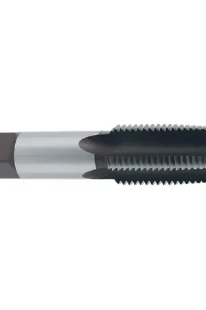 Crafted REGAL 017872AS 2"-8 Size, H6 Thread Limit, Plug Chamfer, 6 Flute, Bright High Speed Steel, Right Hand Cut Straight Flute Hand Tap