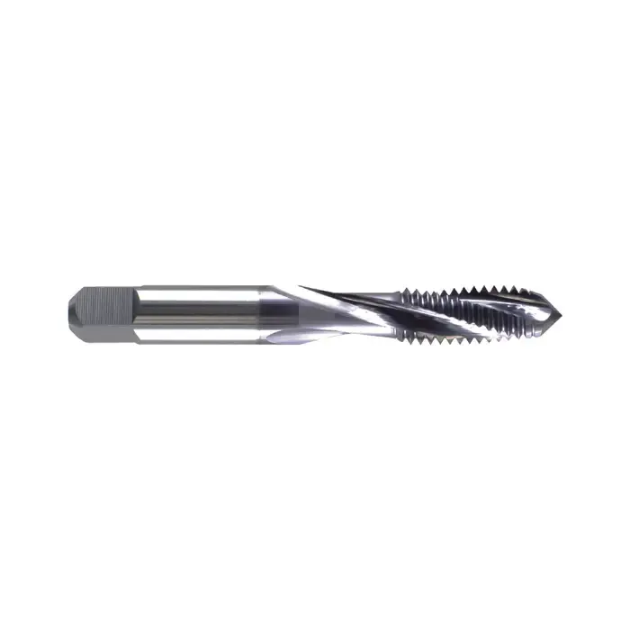 High Quality REGAL 072351MS 7/16"-14 Size, H3 Thread Limit, Modified/Semi Bottoming Chamfer, 3 Flute, TiAIN H.S.S PMX, Right Hand Cut Spiral Fluted Tap
