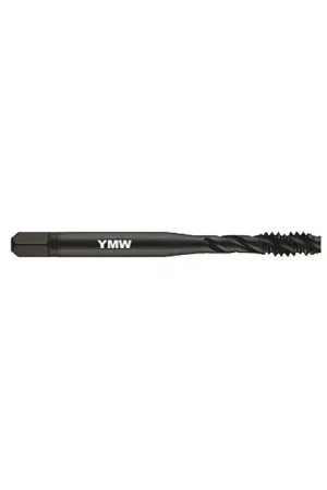 YMW 384019 7/16"-14 Size, H3 Thread Limit, Bottoming Chamfer, 3 Flute, Black Oxide Vanadium High Speed Steel, Right Hand Cut Spiral Fluted Tap Direct From Factory