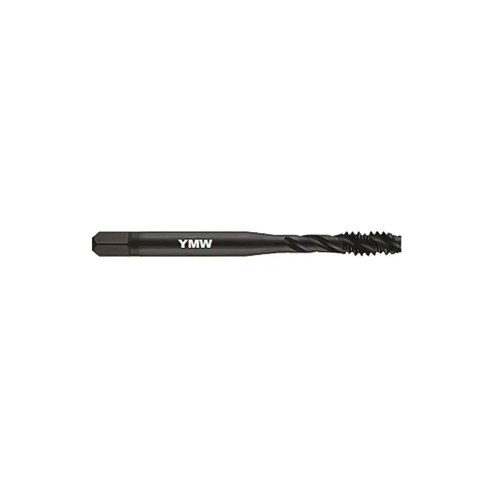 New Arrival YMW 384021 1/2"-13 Size, H3 Thread Limit, Bottoming Chamfer, 3 Flute, Black Oxide Vanadium High Speed Steel, Right Hand Cut Spiral Fluted Tap
