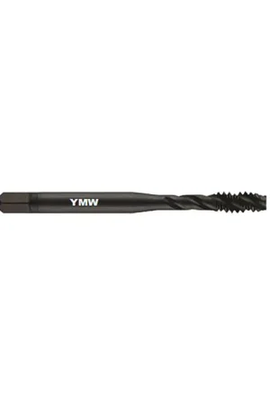 YMW 374015 M3-0.5 Size, D3 Thread Limit, Bottoming Chamfer, 3 Flute, Black Oxide Vanadium High Speed Steel, Right Hand Cut Spiral Fluted Tap Fast Shipping